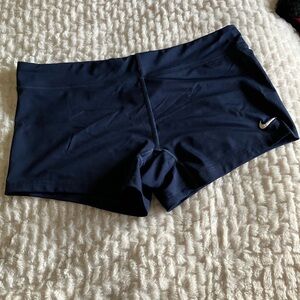 Nike Women's Deep Blue Athletic Cheer Shorts